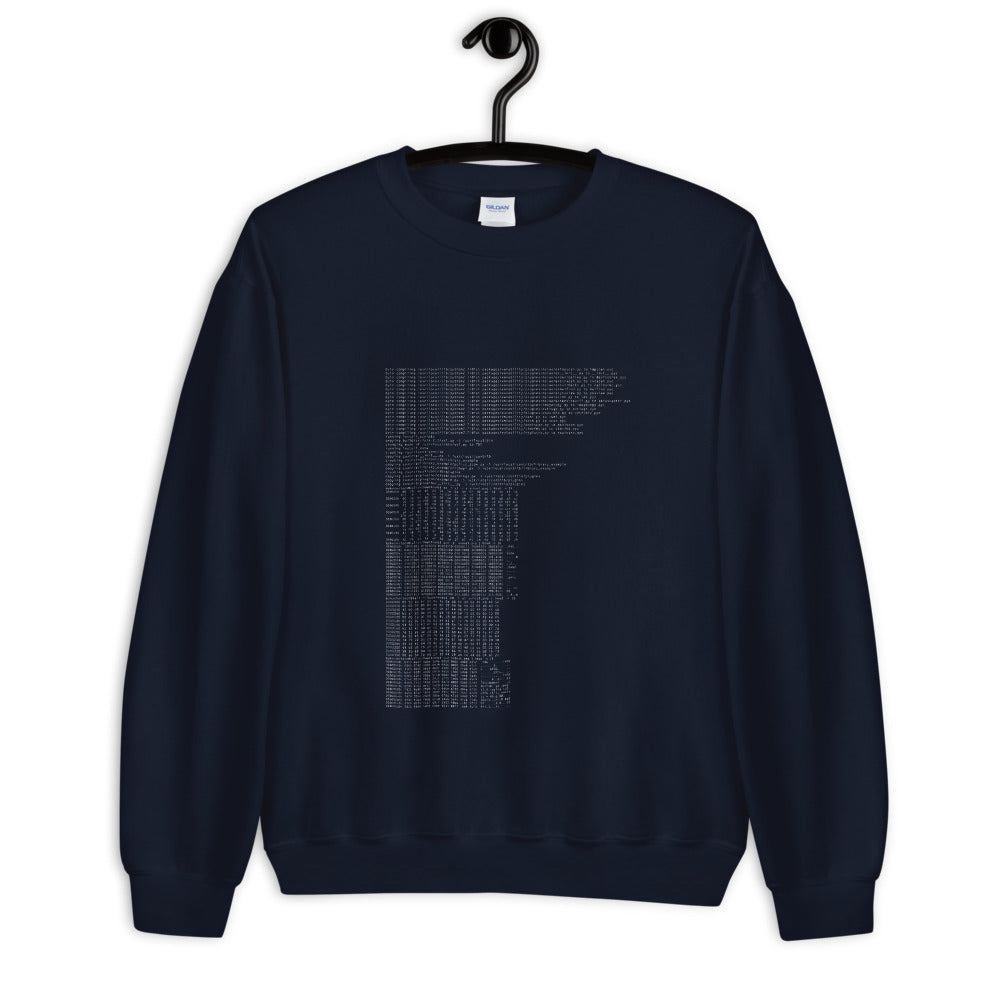 Hex dump - Unisex Sweatshirt by DarkByteGear