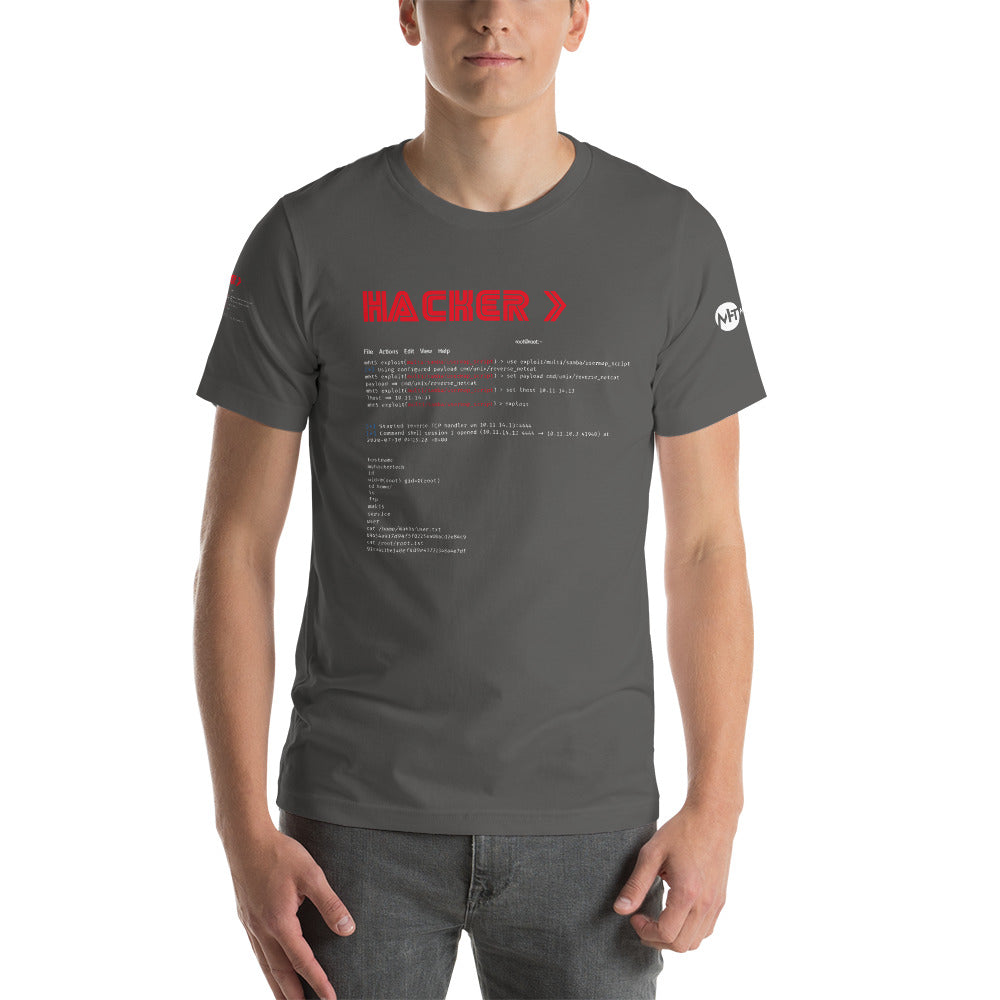 Hacker v3 - Short-Sleeve Unisex T-Shirt by DarkByteGear