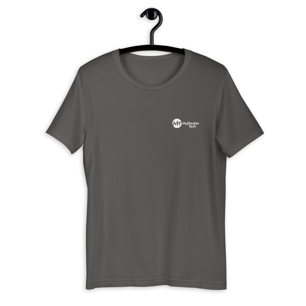 // no comment - Short-Sleeve Unisex T-Shirt (with back design) by DarkByteGear