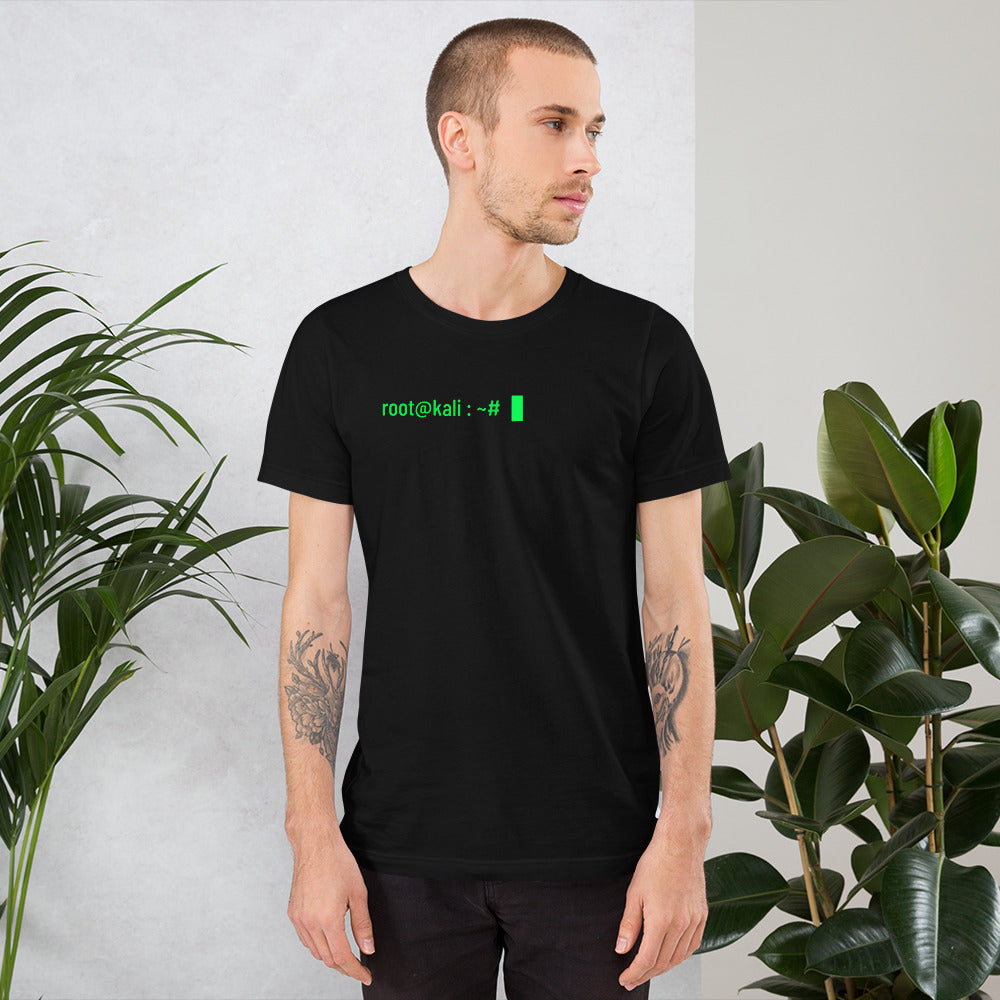 root at kali - Short-Sleeve Unisex T-Shirt by DarkByteGear