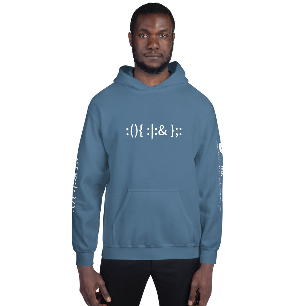 Linux Hackers - Bash Fork Bomb - Unisex Hoodie by DarkByteGear