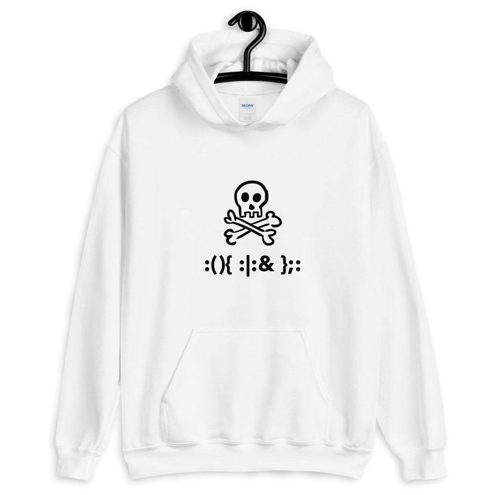 Bash Fork Bomb Linux - Unisex Hoodie by DarkByteGear