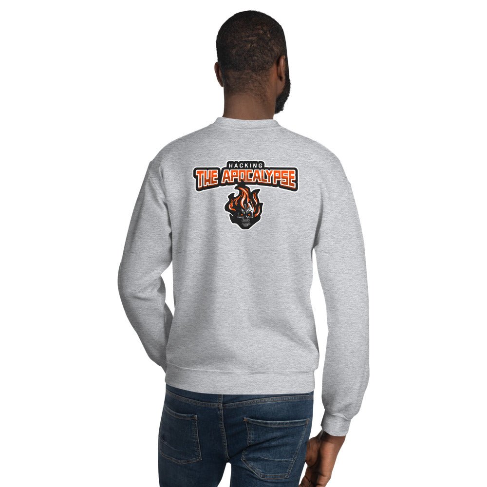 Hacking the Apocalypse v.1 - Unisex Sweatshirt by DarkByteGear