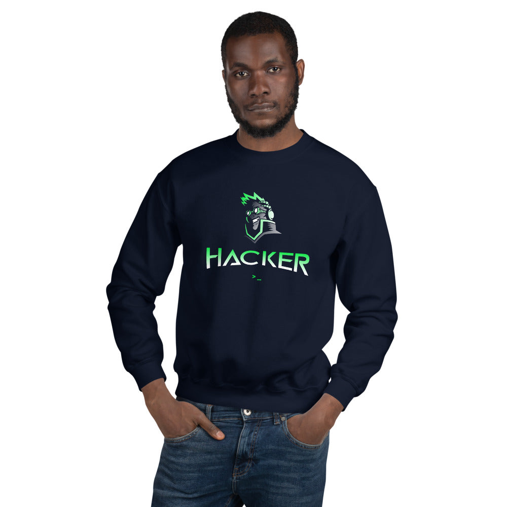 Hacker v.1 - Unisex Sweatshirt by DarkByteGear