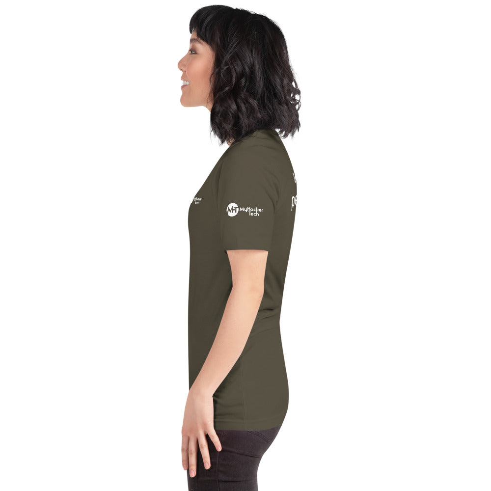 volunteer penetration tester - Short-Sleeve Unisex T-Shirt ( with all sides designs) by DarkByteGear