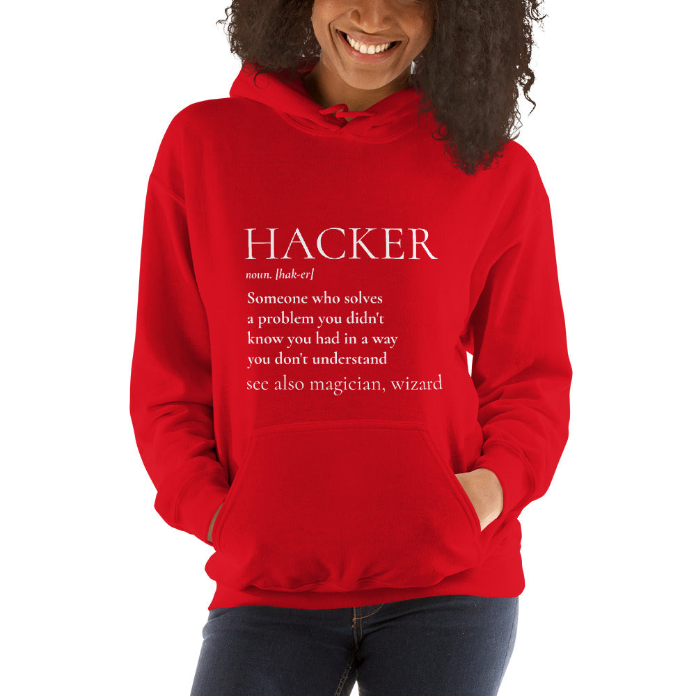 HACKER noun. [hak-er] - Unisex Hoodie by DarkByteGear