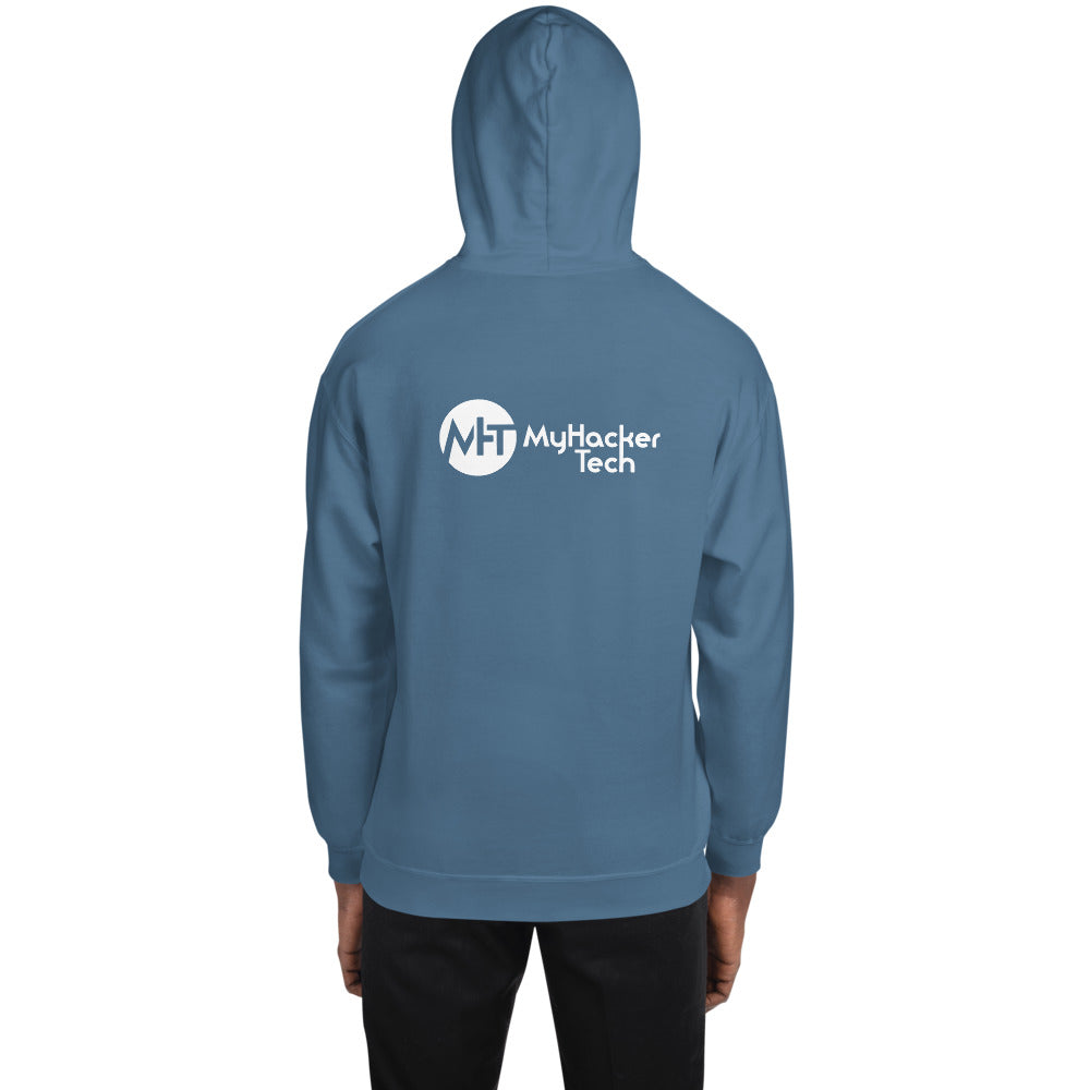 MyHackerTech Classic - Unisex Hoodie (with back design) by DarkByteGear