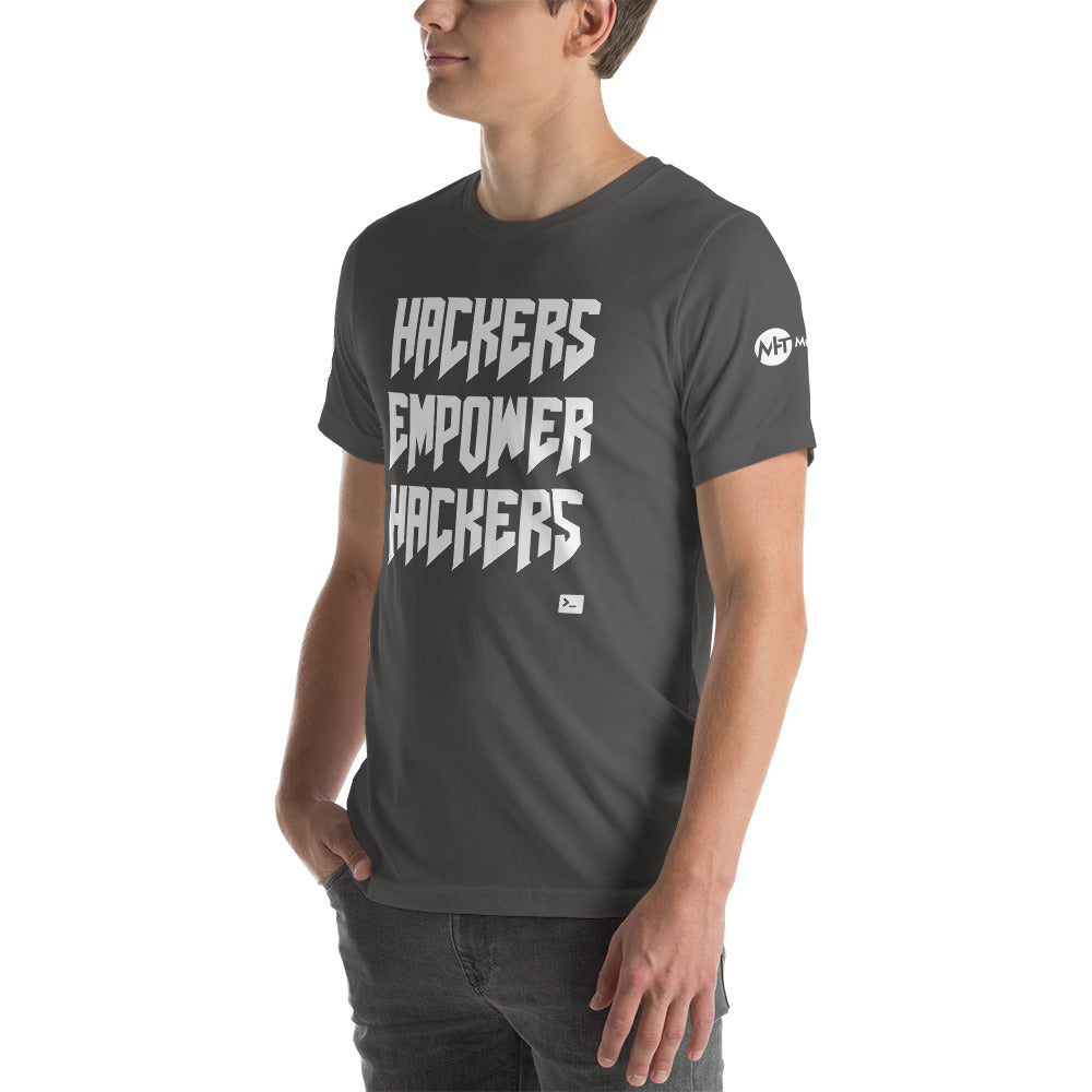 Hackers empower hackers - Short-Sleeve Unisex T-Shirt by DarkByteGear