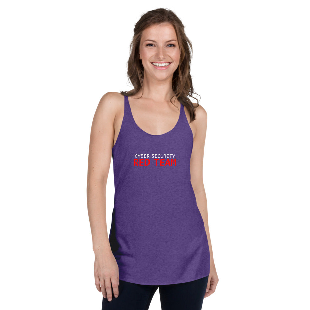 Cyber Security Red Team - Women's Racerback Tank by DarkByteGear