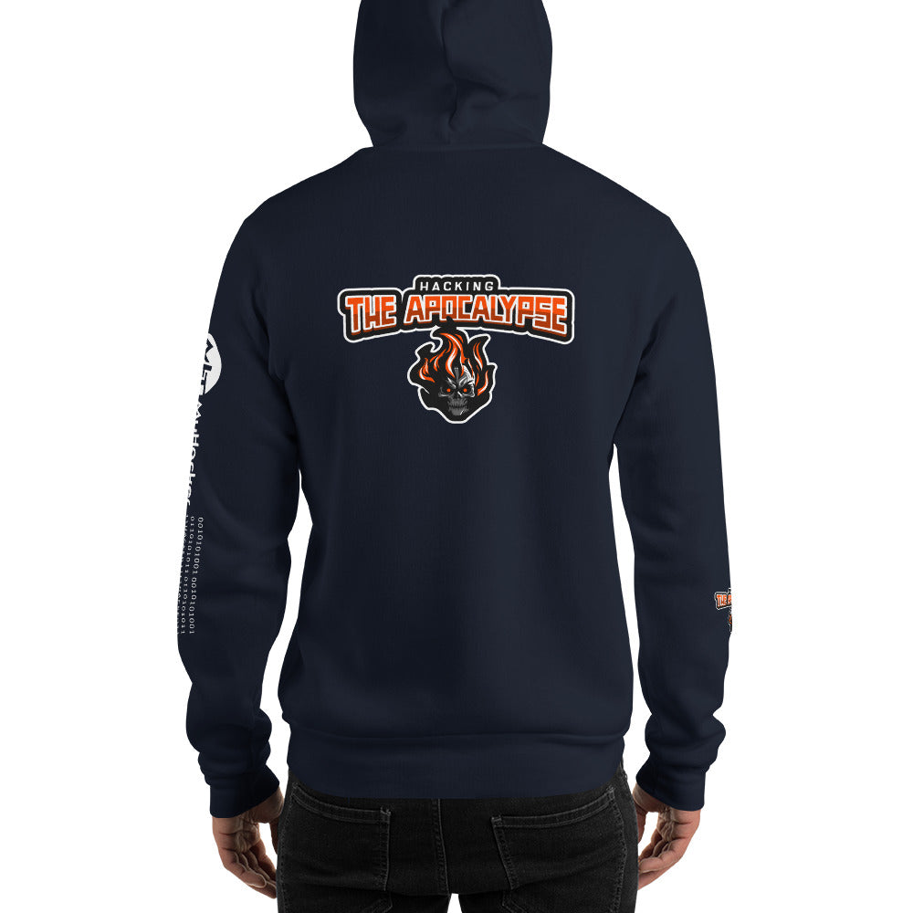 Hacking the apocalypse v1 - Unisex Hoodie (with all sides design) by DarkByteGear