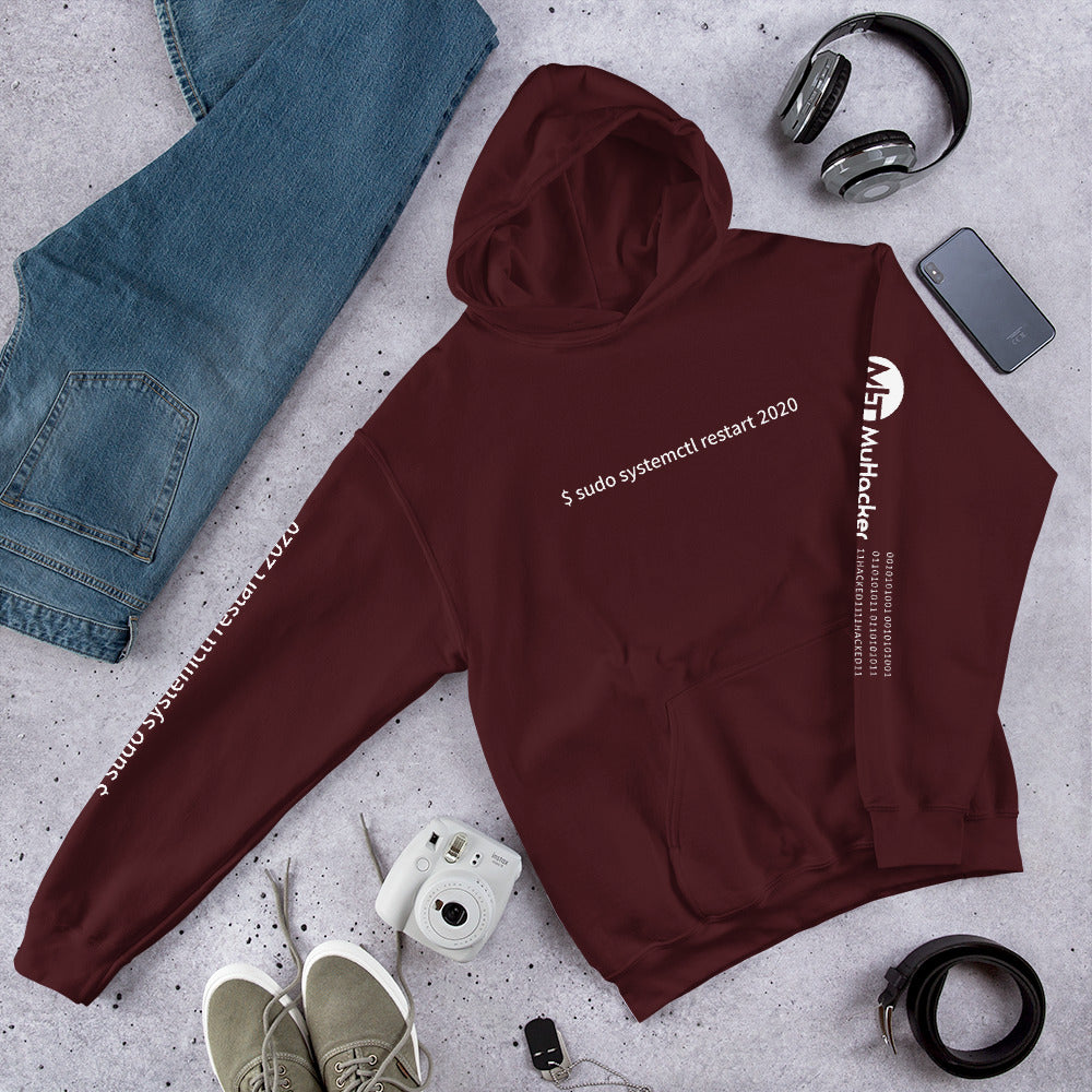 $ sudo systemctl restart 2020 - Unisex Hoodie (with all sides designs) by DarkByteGear