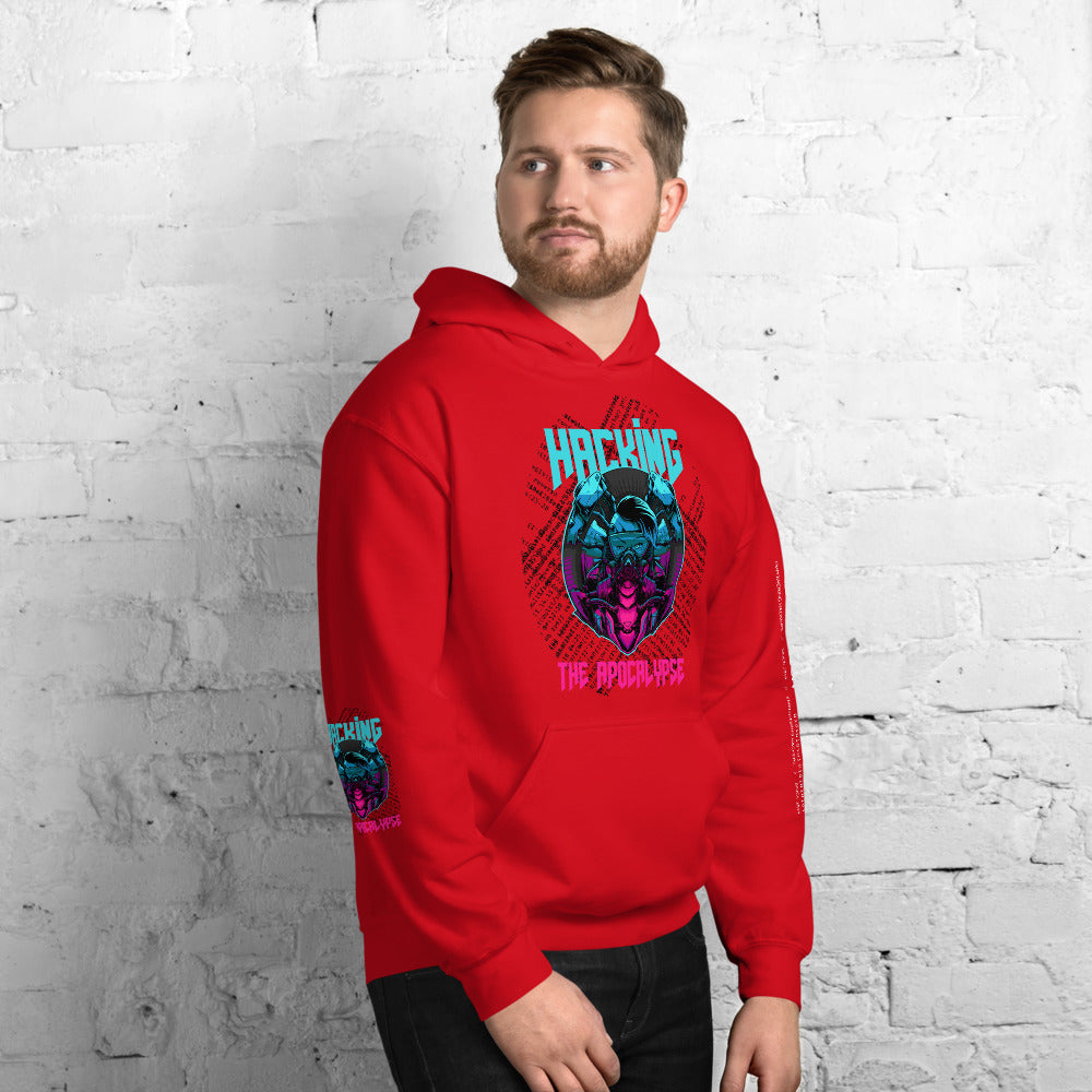 Hacking the apocalypse v1 - Unisex Hoodie (with all sides design) by DarkByteGear