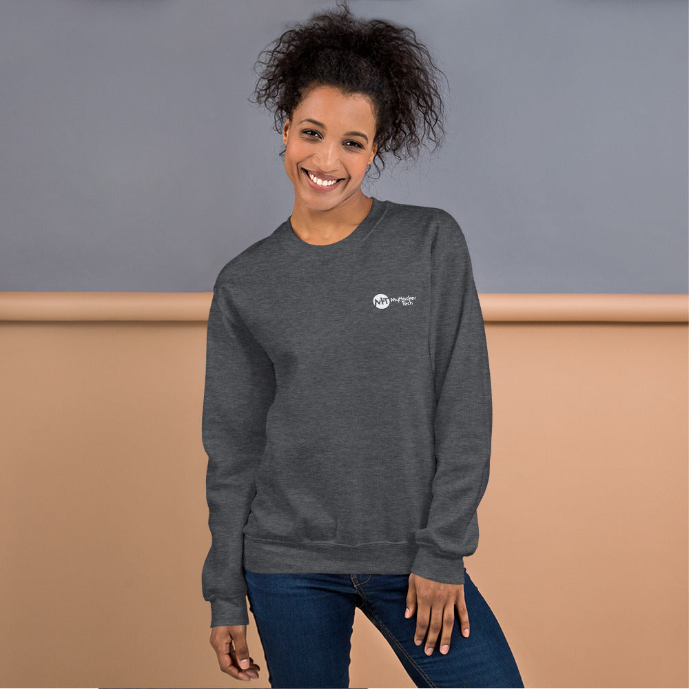 Linux Tweaks - world not found - Unisex Sweatshirt (with back design) by DarkByteGear