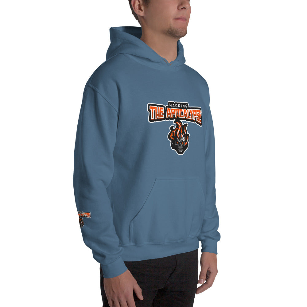 Hacking the apocalypse v1 - Unisex Hoodie (with all sides design) by DarkByteGear
