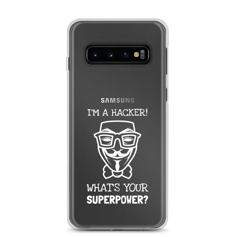 I'm a hacker! What's your superpower? - Samsung Case by DarkByteGear