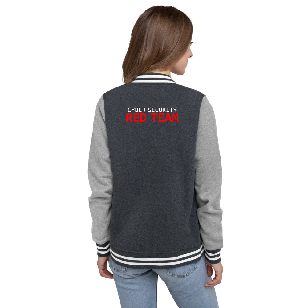 Cyber Security Red Team - Women's Letterman Jacket by DarkByteGear