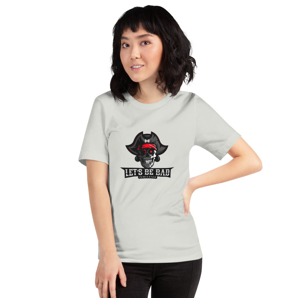 Let's be bad - Short-Sleeve Unisex T-Shirt (white) by DarkByteGear