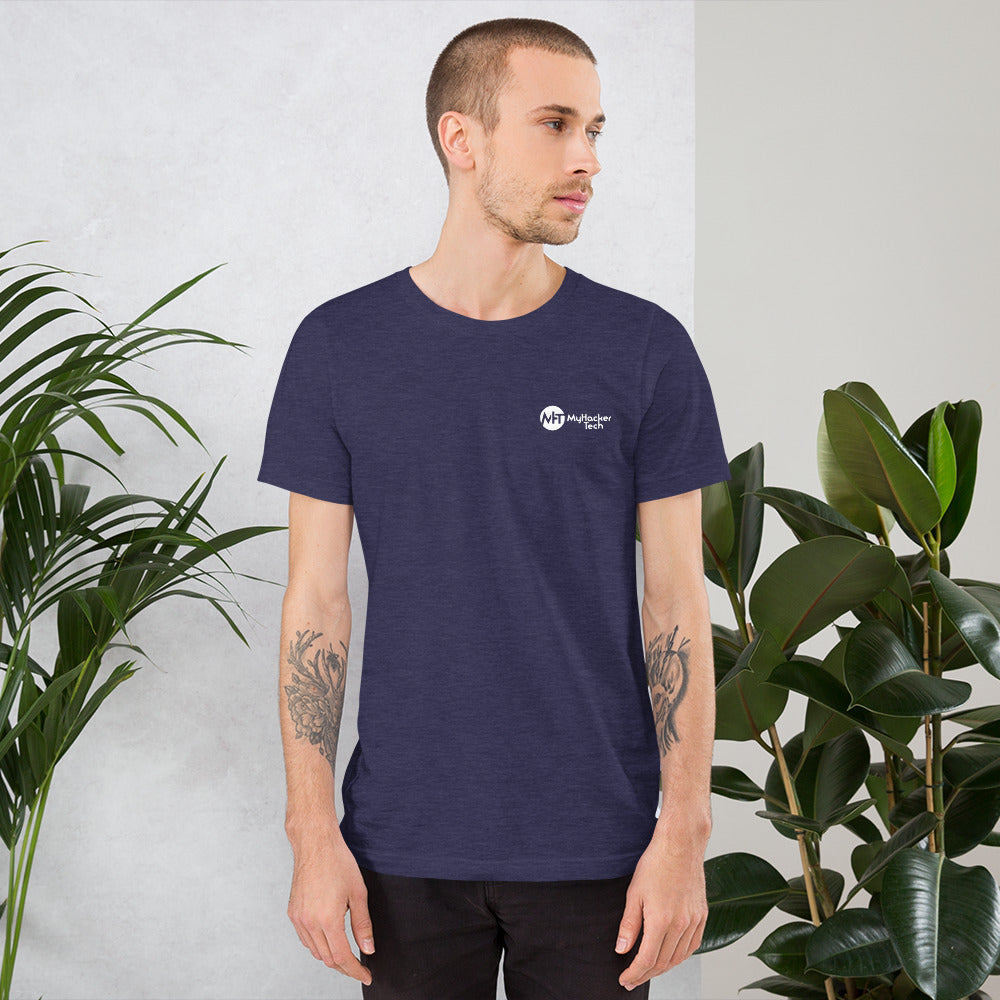 Linux Tweaks - world not found - Short-Sleeve Unisex T-Shirt by DarkByteGear