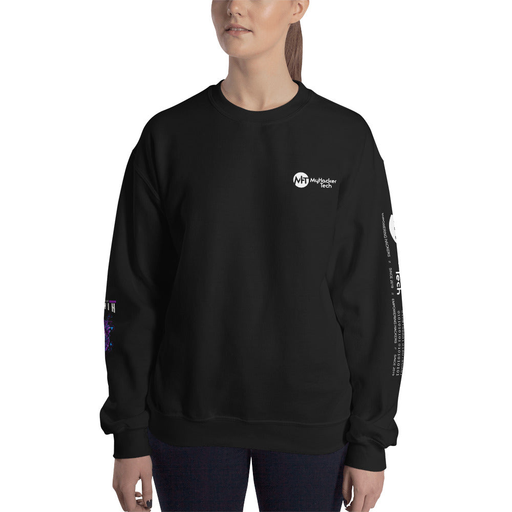 CyberWare Ronin - Unisex Sweatshirt (all sides print) by DarkByteGear