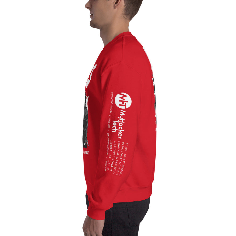 XSS cross-site scripting attack - Unisex Sweatshirt by DarkByteGear