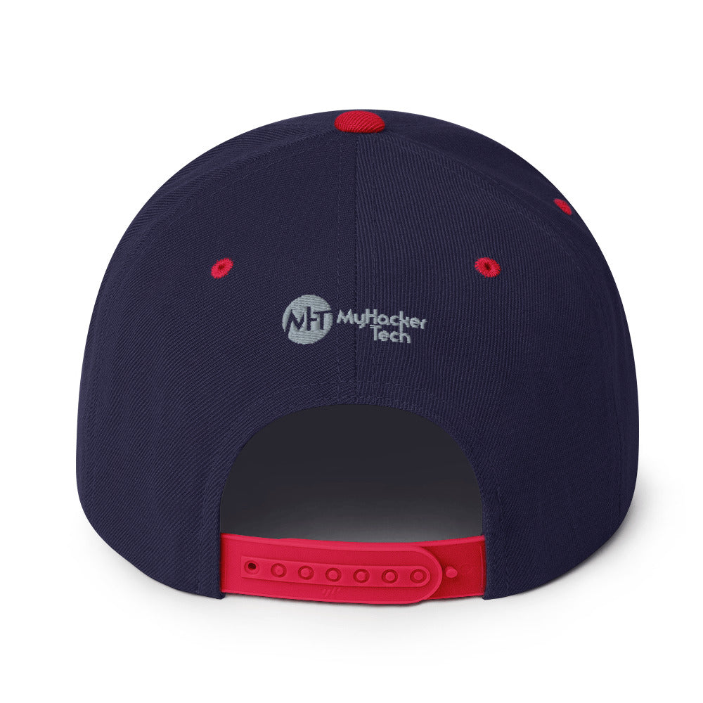 I void warranties - Snapback Hat (white text) by DarkByteGear