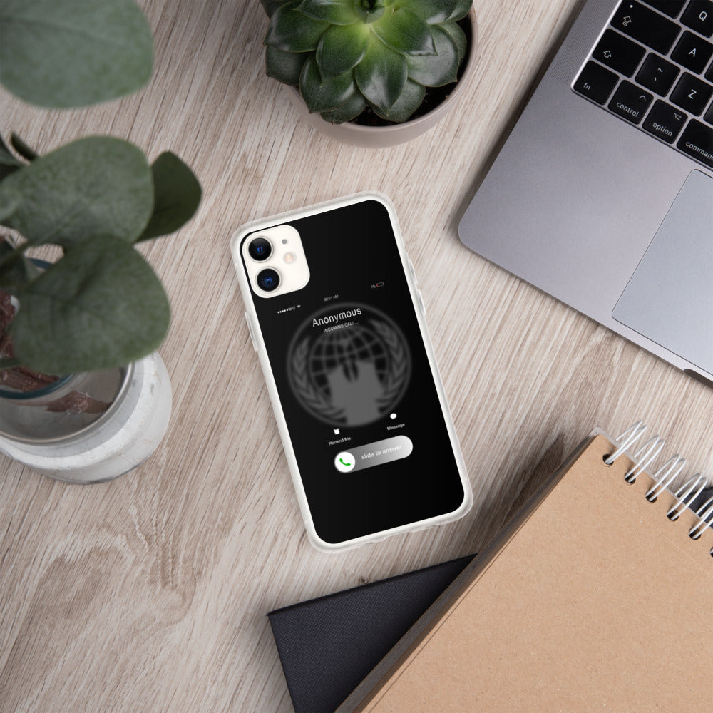 Anonymous incoming call - iPhone Case by DarkByteGear