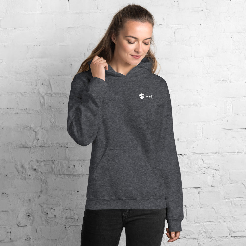 // no comment - Unisex Hoodie (with back design) by DarkByteGear