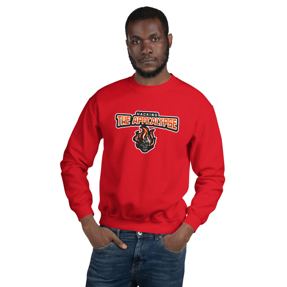 Hacking the Apocalypse v.1 - Unisex Sweatshirt by DarkByteGear