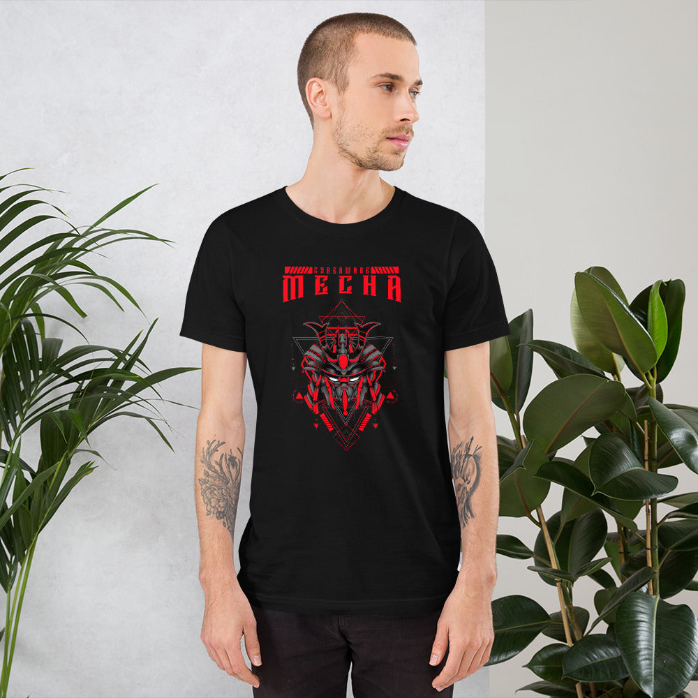CyberWare Mecha - Short-Sleeve Unisex T-Shirt by DarkByteGear