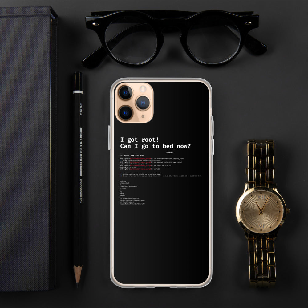 I got root! Can I go to bed now? - iPhone Case by DarkByteGear