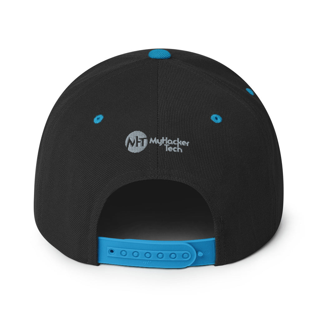 I void warranties - Snapback Hat (white text) by DarkByteGear
