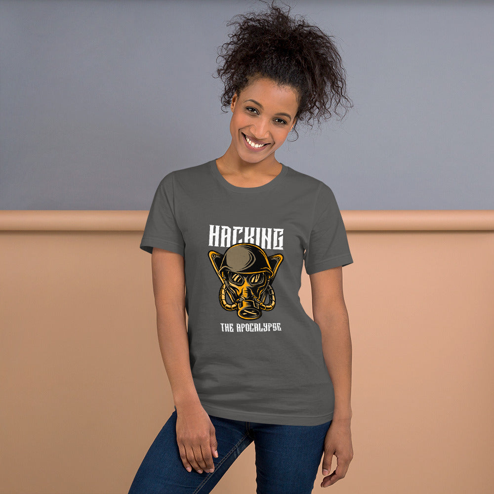 Hacking the Apocalypse - Short-Sleeve Unisex T-Shirt by DarkByteGear
