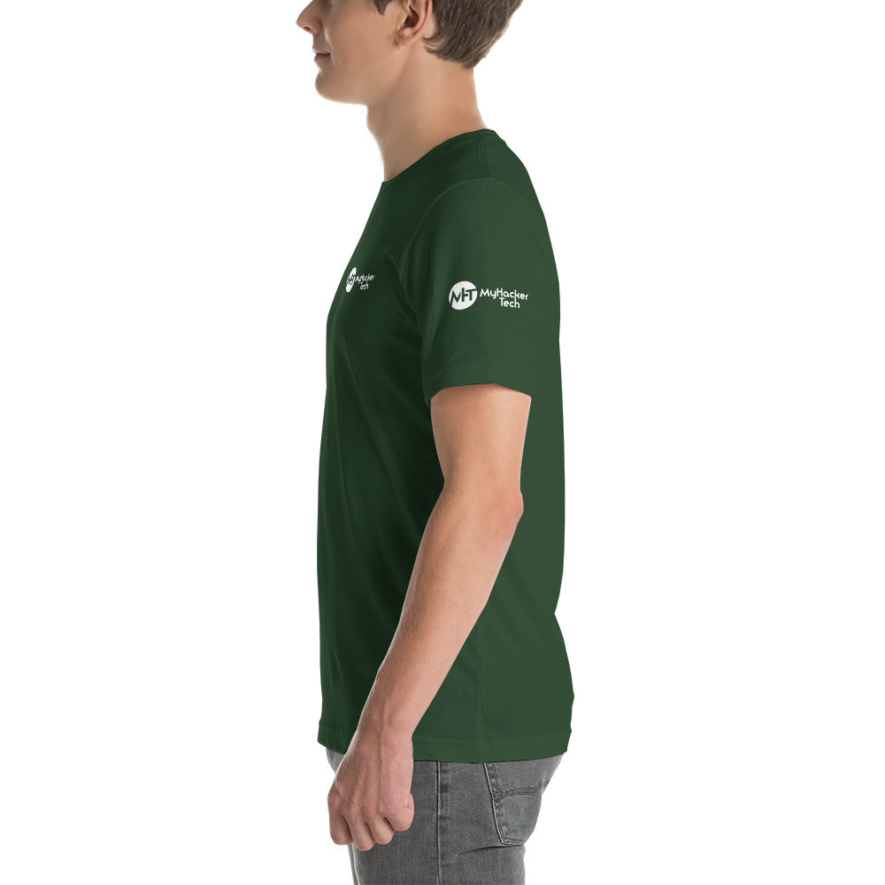 Keep calm and escalate privileges - Short-Sleeve Unisex T-Shirt ( with all sides designs) by DarkByteGear