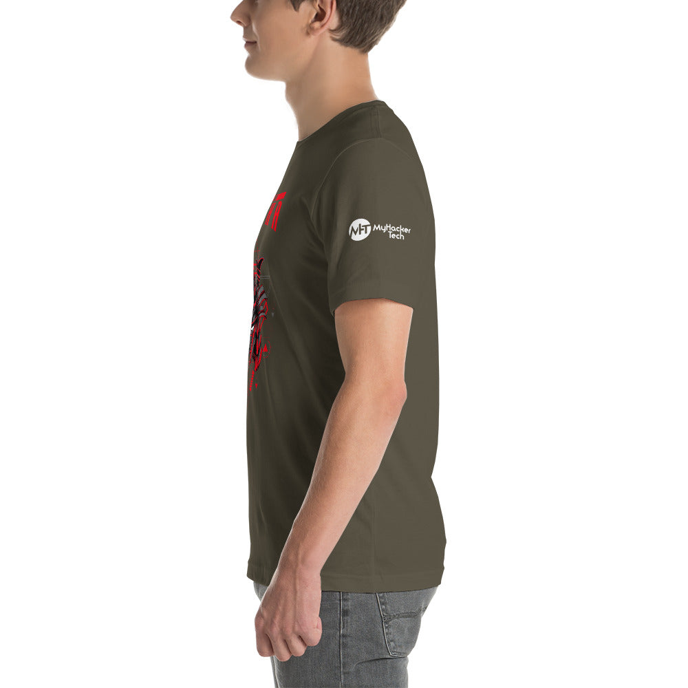 CyberWare Mecha - Short-Sleeve Unisex T-Shirt ( all sides print) by DarkByteGear