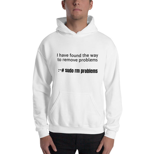 I have found the way to remove problems - Hooded Sweatshirt (Black text) by DarkByteGear