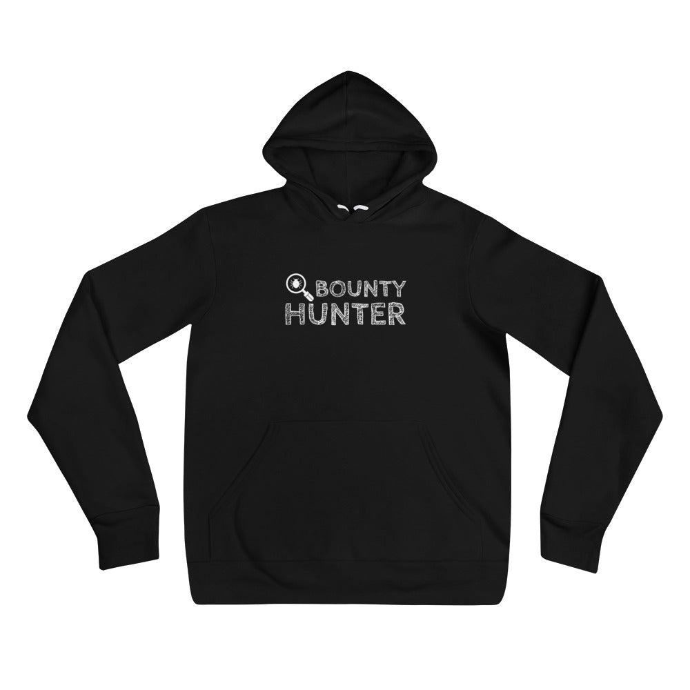 Bug bounty hunter - Unisex hoodie (white text) by DarkByteGear