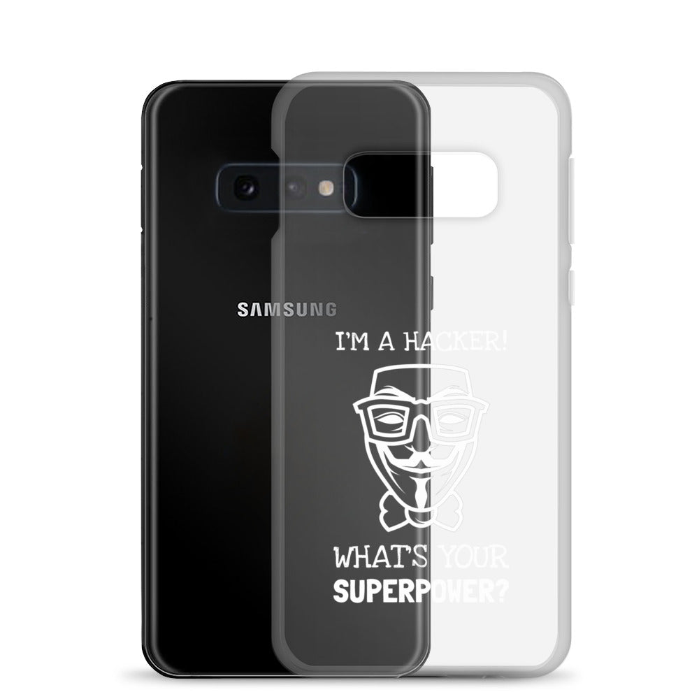 I'm a hacker! What's your superpower? - Samsung Case by DarkByteGear