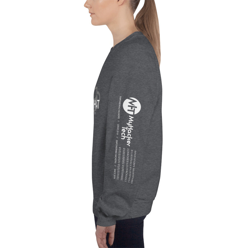 Grey Hat Hacker - Unisex Sweatshirt by DarkByteGear