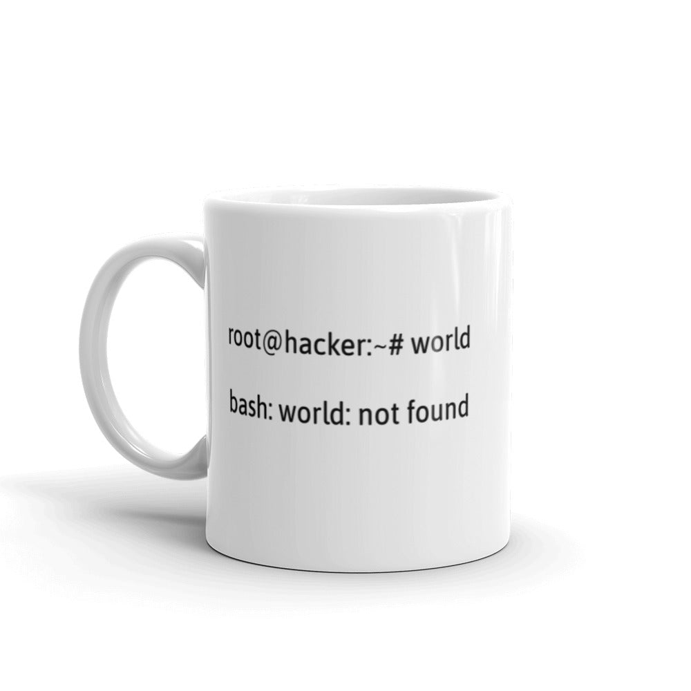 Linux Tweaks - world not found - Mug by DarkByteGear