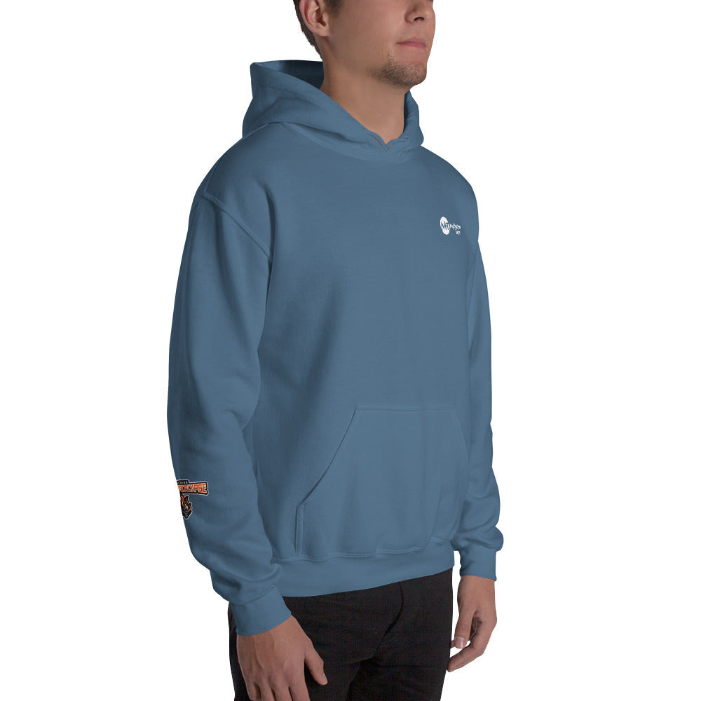 Hacking the apocalypse v1 - Unisex Hoodie (with all sides design) by DarkByteGear