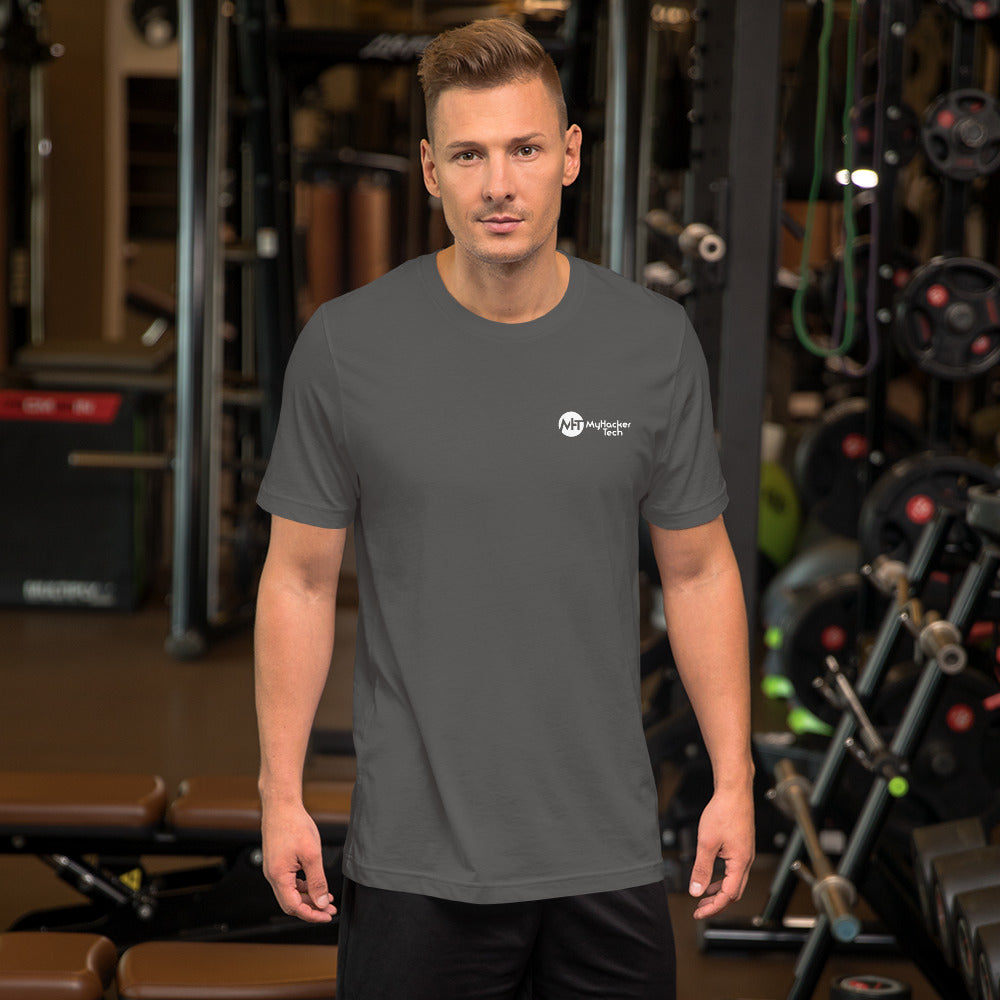 CyberWare Mecha - Short-Sleeve Unisex T-Shirt ( back print) by DarkByteGear
