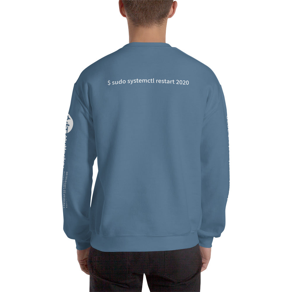 $ sudo systemctl restart 2020 - Unisex Sweatshirt (with all sides design ) by DarkByteGear