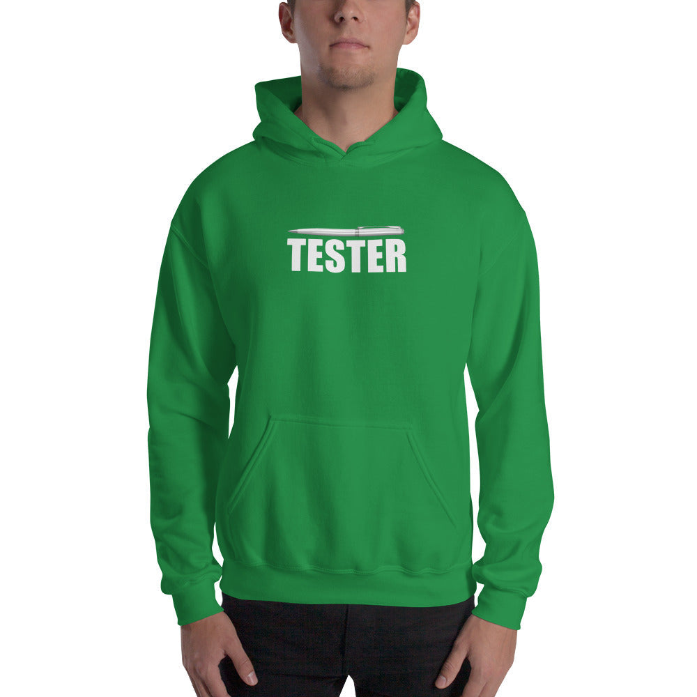 Pentester v5 - Hooded Sweatshirt (white text) by DarkByteGear