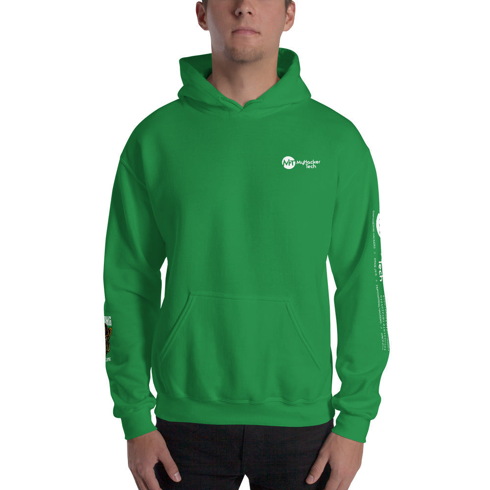 Hacking the apocalypse - Unisex Hoodie (with all sides design) by DarkByteGear