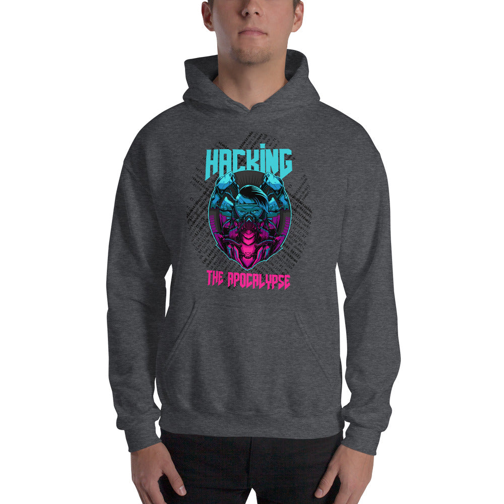 Hacking the apocalypse v2 -Unisex Hoodie by DarkByteGear