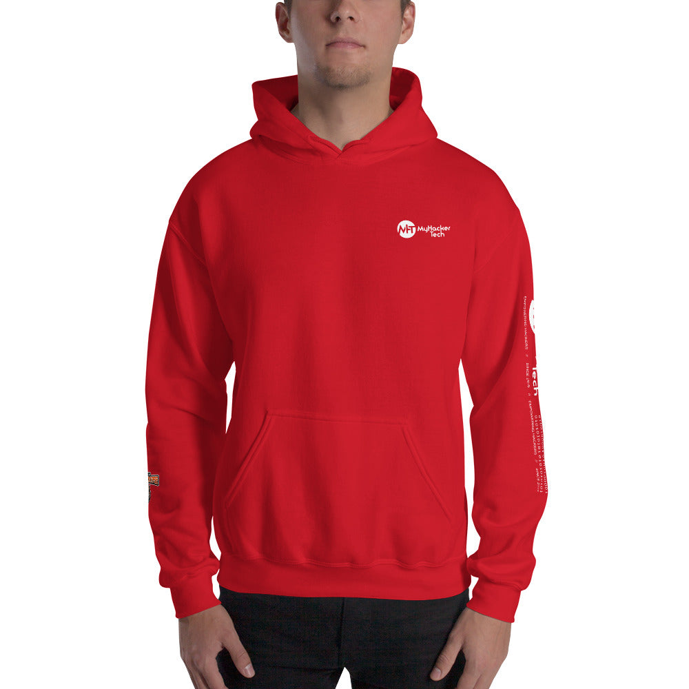 Hacking the apocalypse v1 - Unisex Hoodie (with all sides design) by DarkByteGear