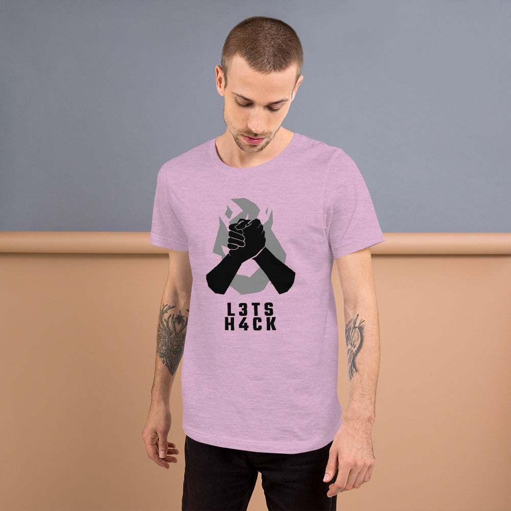 L3ts H4ck - Short-Sleeve Unisex T-Shirt by DarkByteGear