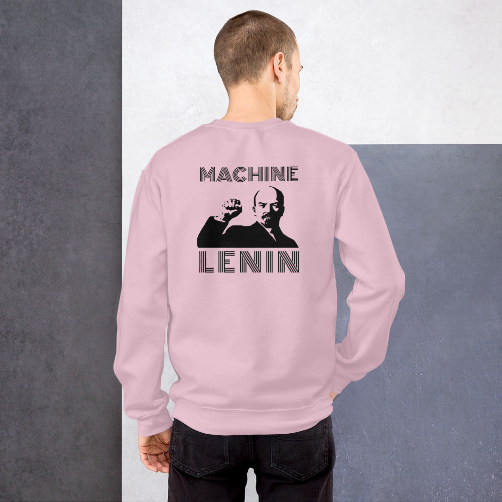 Machine Lenin - Unisex Sweatshirt (black text) by DarkByteGear