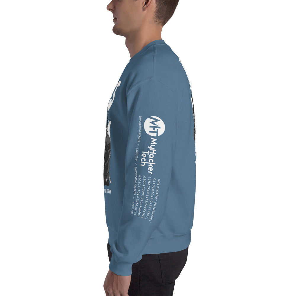 XSS cross-site scripting attack - Unisex Sweatshirt by DarkByteGear