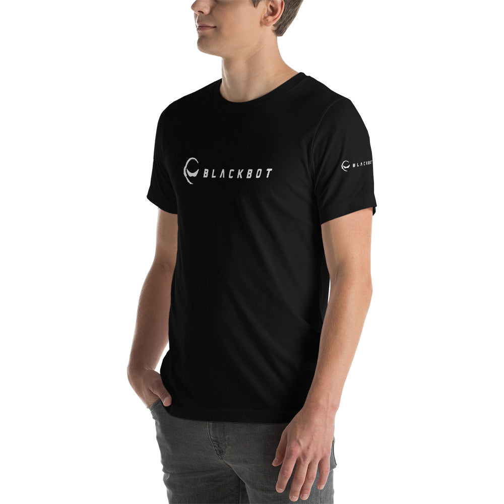 Blackbot - Short-Sleeve Unisex T-Shirt (v1) by DarkByteGear